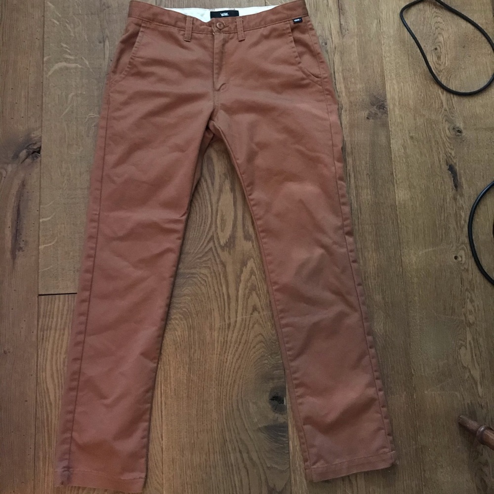 Vans Rust Brown Straight Fit Chinos